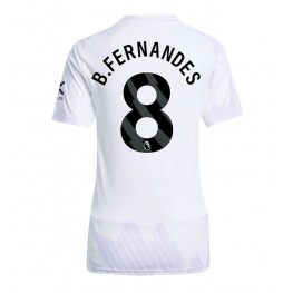 Manchester United Bruno Fernandes #8 Uit tenue Dames 2025-26 Korte Mouw